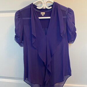 Aritzia Babaton Tinsley Silk Blouse